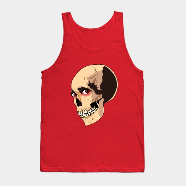 Ash Vs Evil Dead | Skull Tank Top by Jakmalone